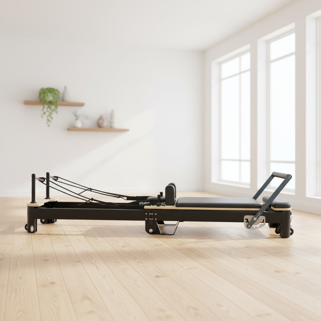 Pilates & Yoga Elastic Band - Custom Portable Foldable Aluminum Pilates Reformer