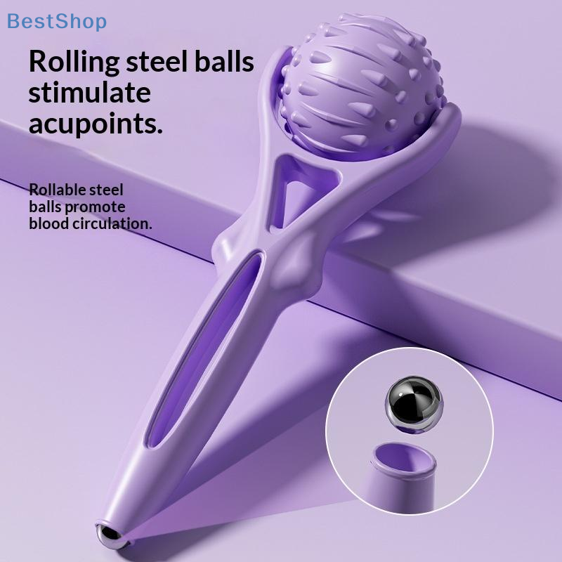 Pilates Yoga Ball - Handheld Roller Massager Design Easy Use