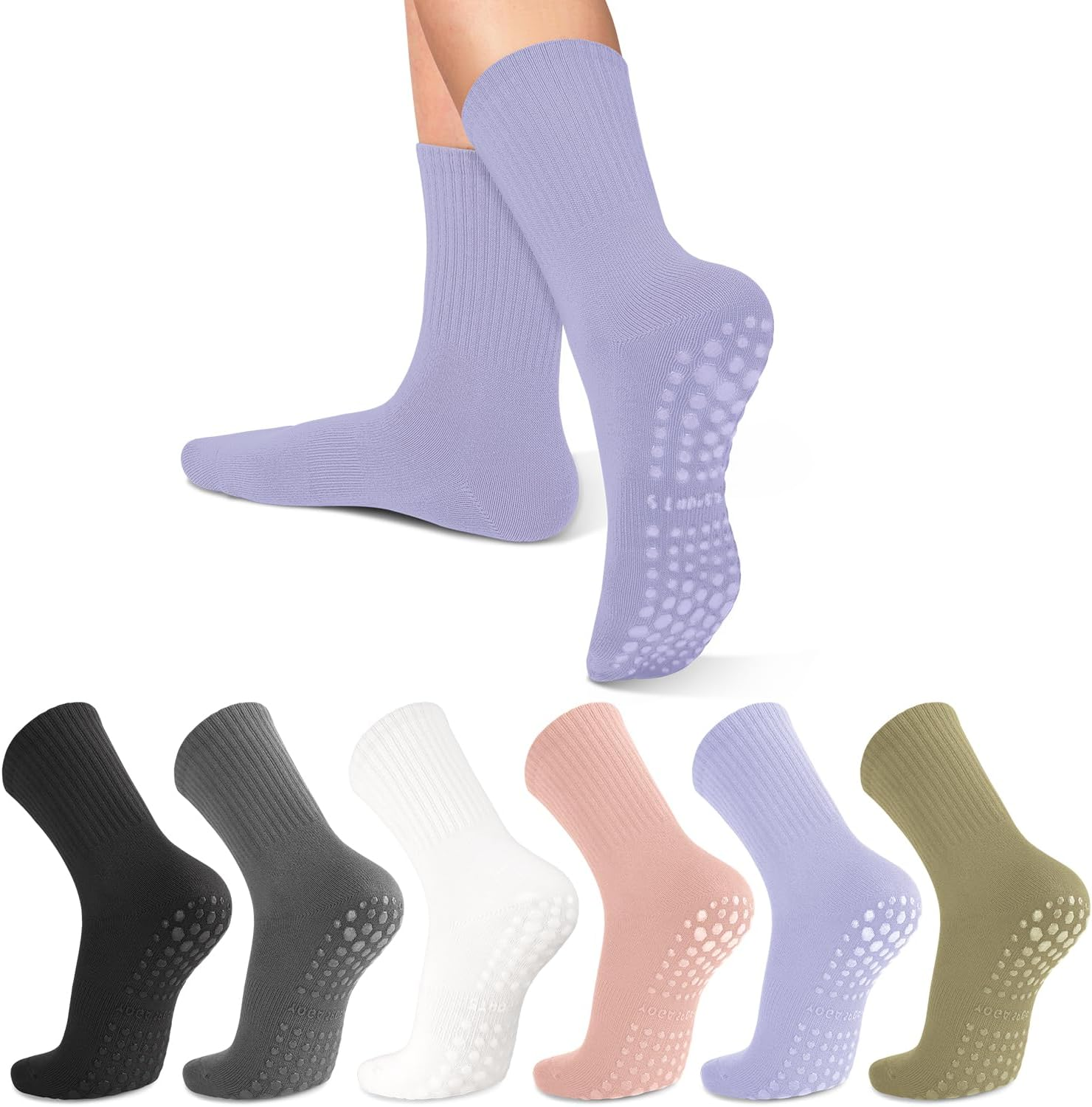 Medias Para Pilates Y Yoga - 4-6 pairs of women's yoga socks,