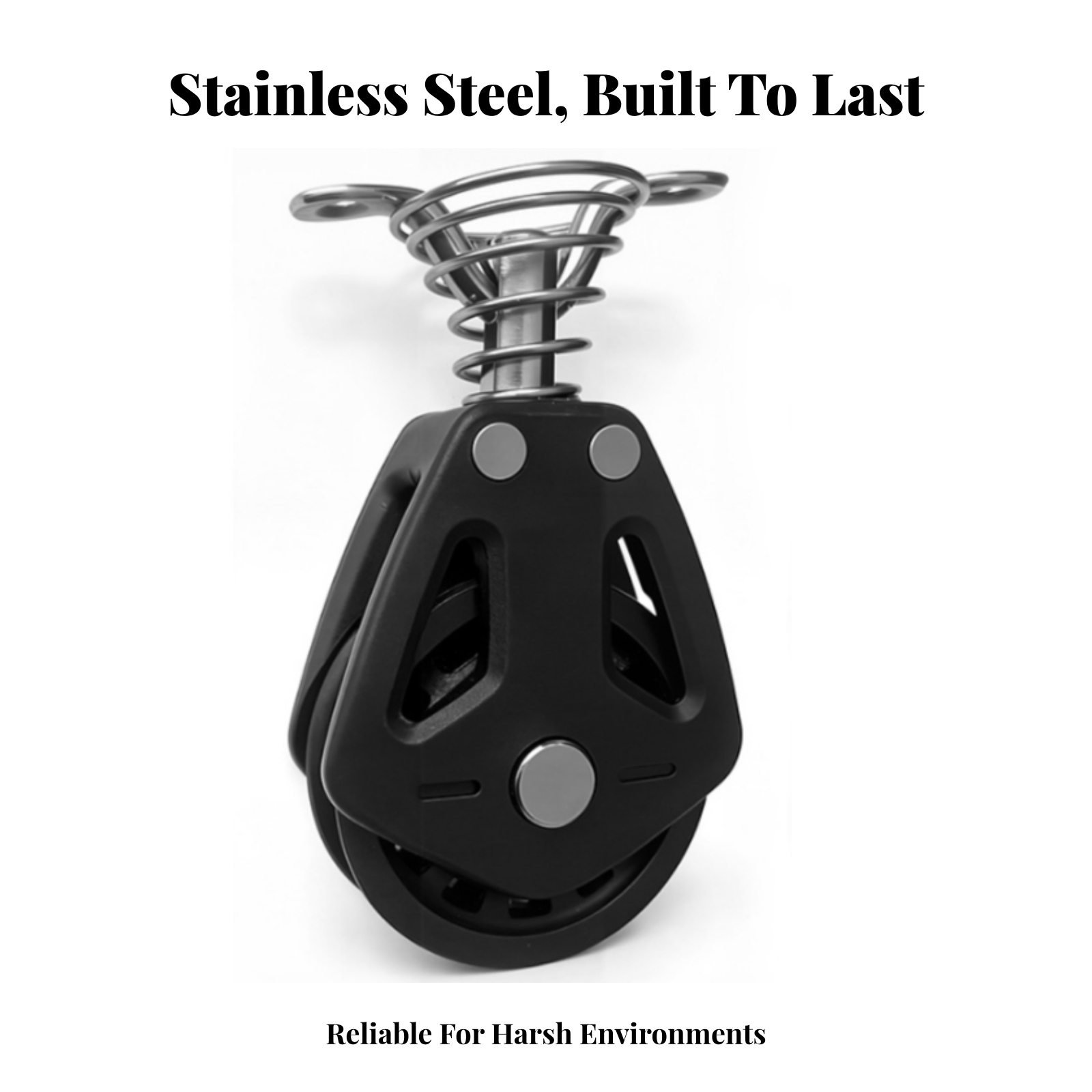 Pilates & Yoga Elastic Band - Compact Stainless Steel Pilates Pulley Part