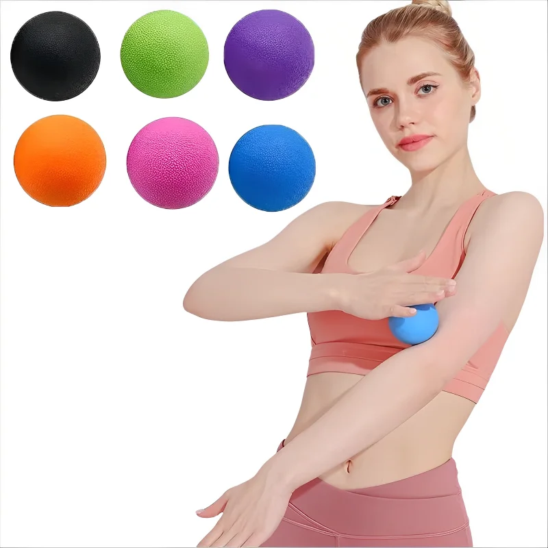 Pilates Yoga Ball - TPE 6CM Fascia Ball Deep Tissue