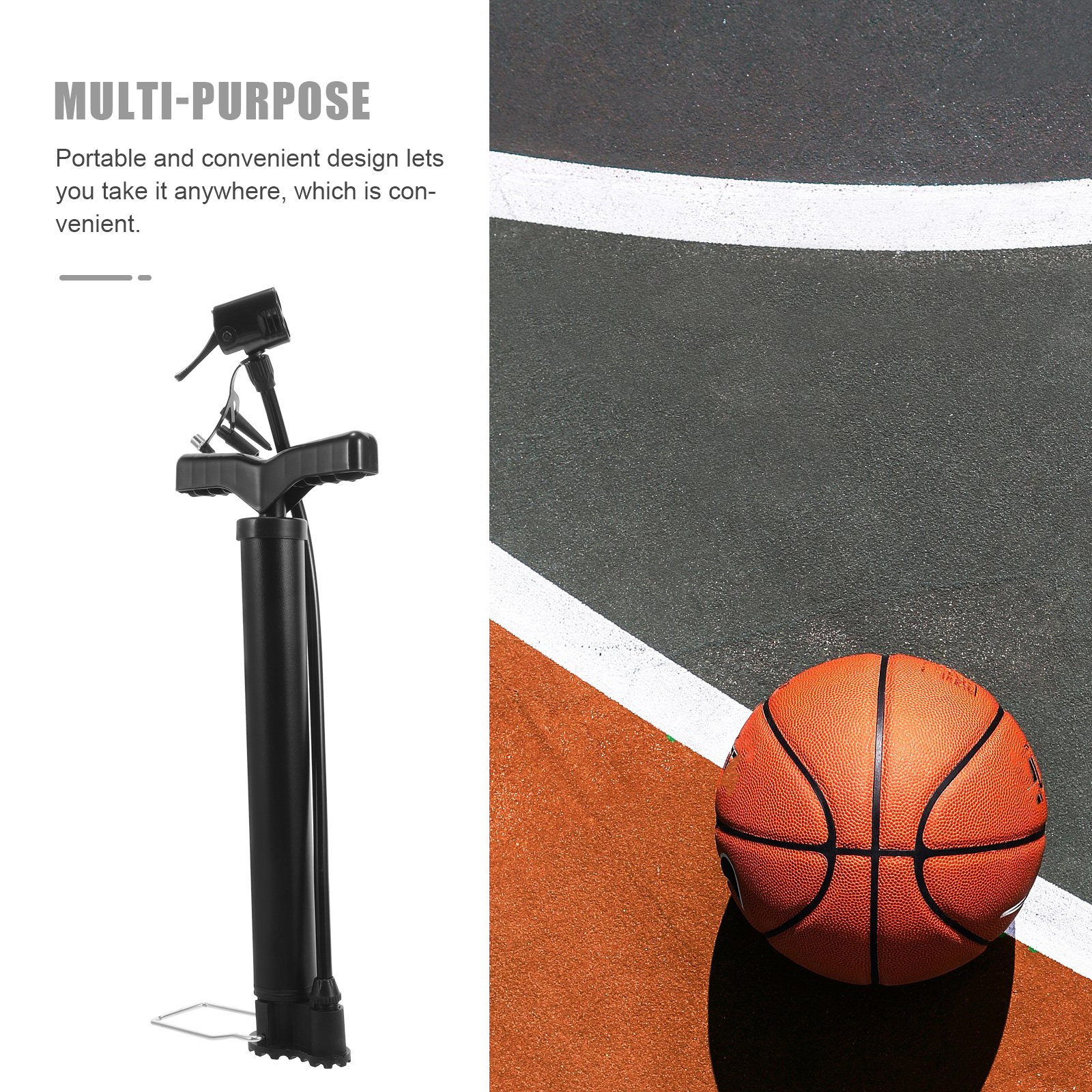 Heavy Duty Steel Ball Pump Por - огляд і ціна Pilates Yoga Origin