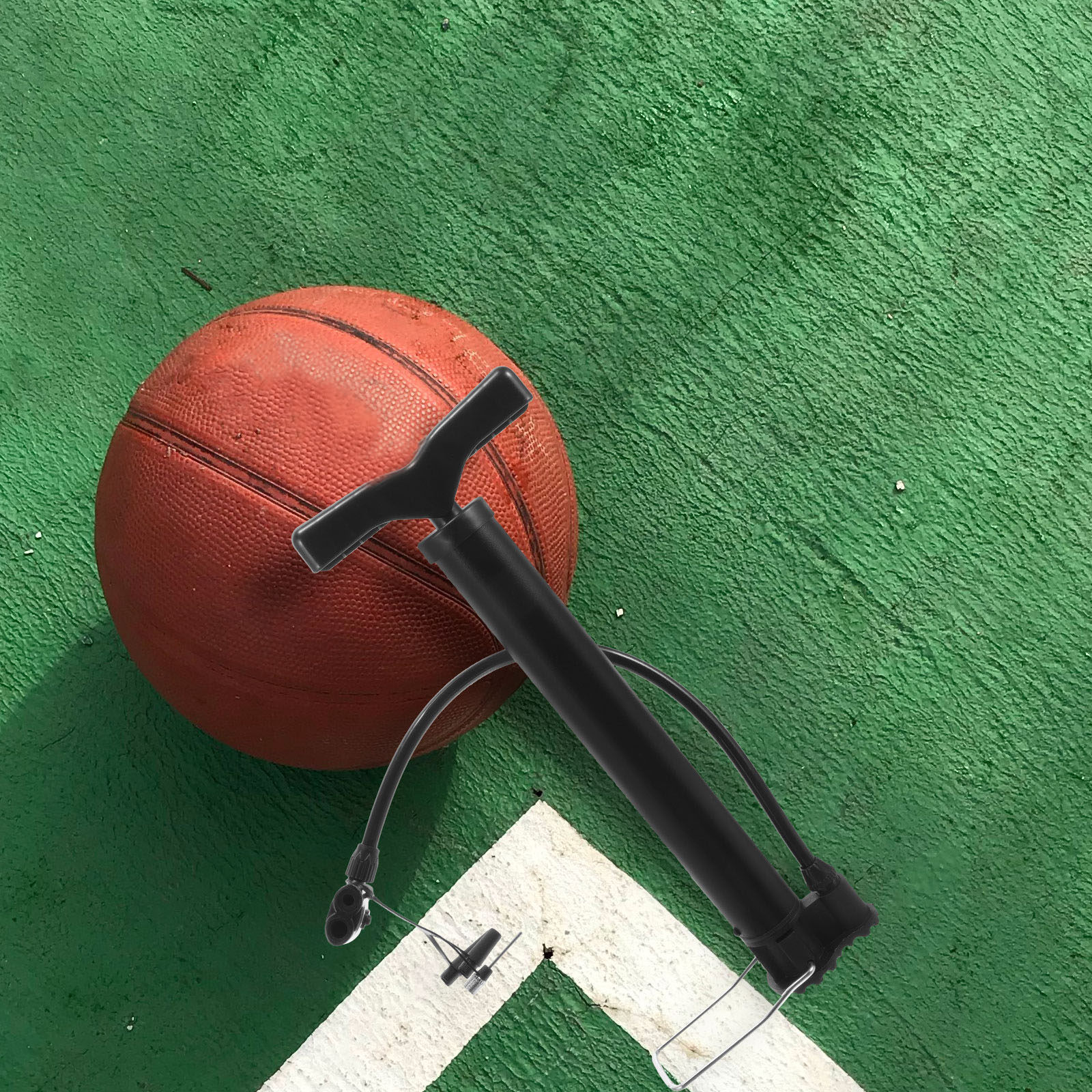 Heavy Duty Steel Ball Pump Por - огляд і ціна Pilates Yoga Origin