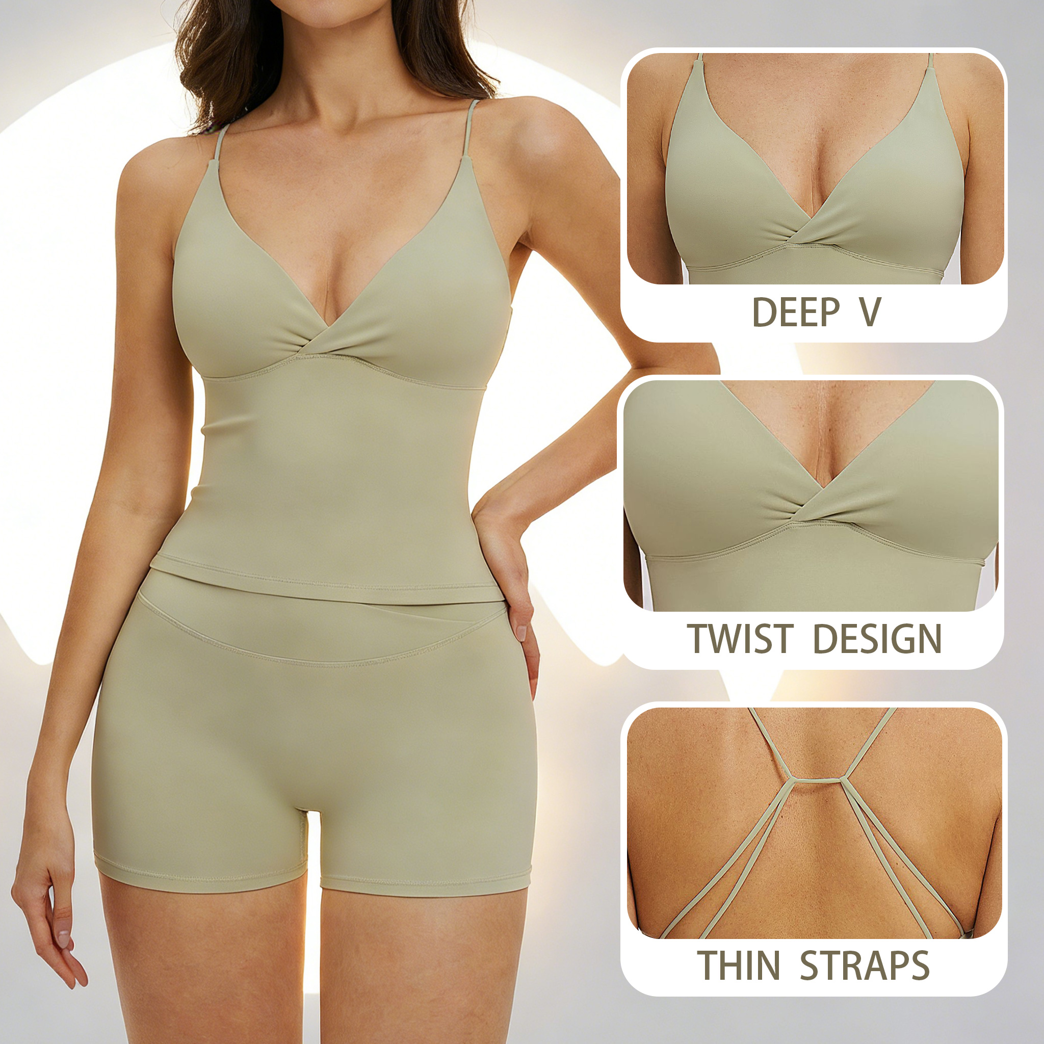 Yoga Tank Top with Pads Backle - огляд і ціна Pilates Yoga Jacket