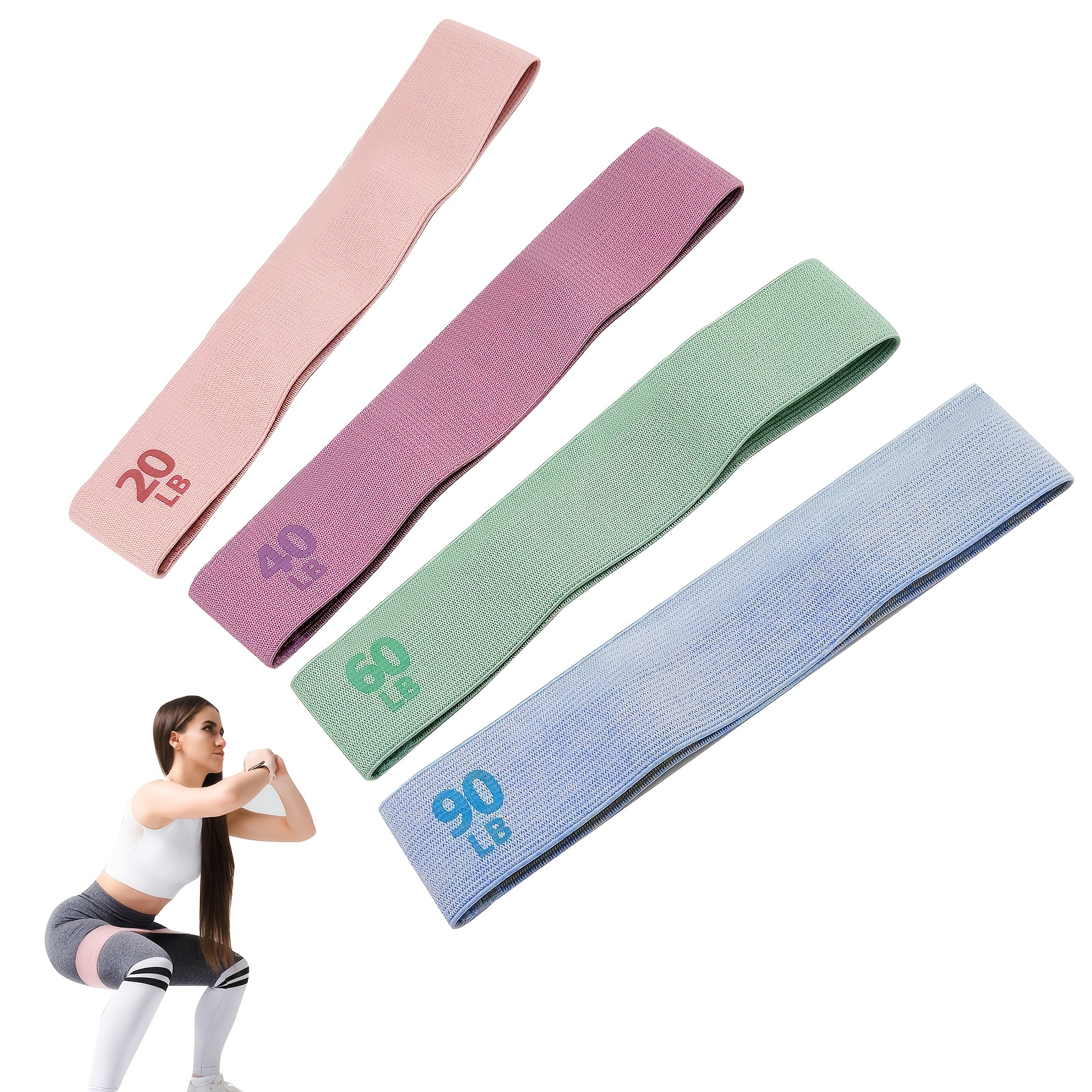 1Pc/4Pcs Fitness Resistance Ba - огляд і ціна Pilates Yoga Core