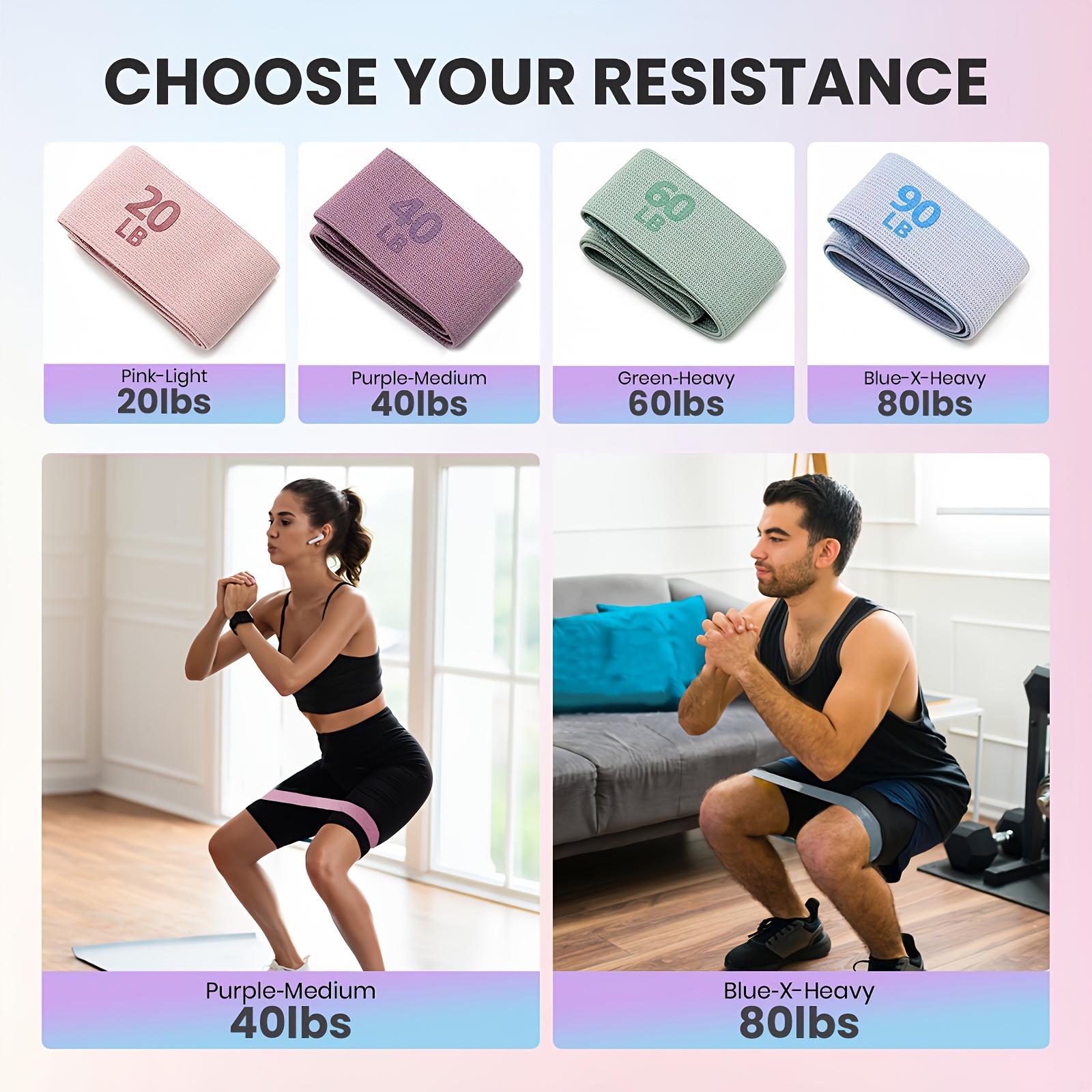 1Pc/4Pcs Fitness Resistance Ba - огляд і ціна Pilates Yoga Core