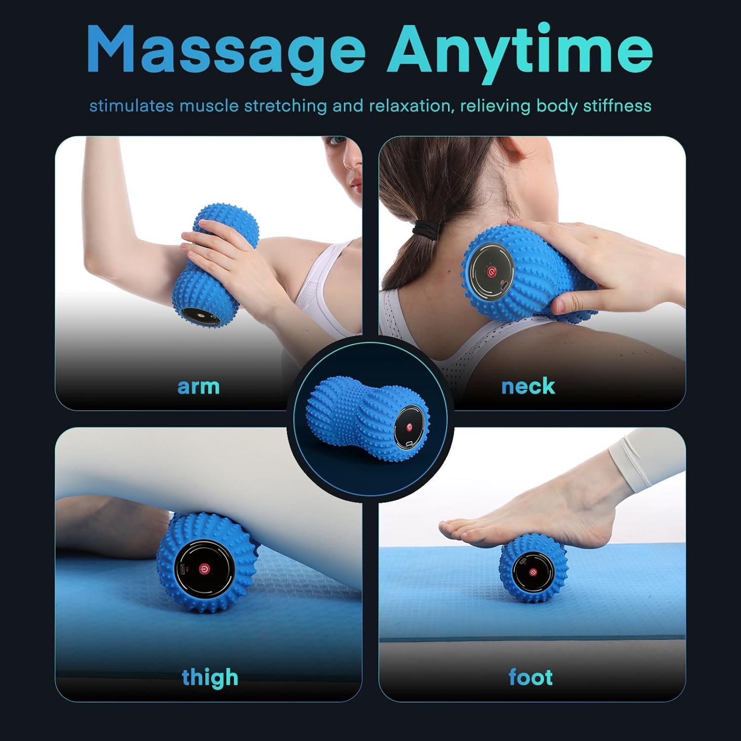 2 in 1 Vibrating Peanut Massag - огляд і ціна Pilates Yoga Ball