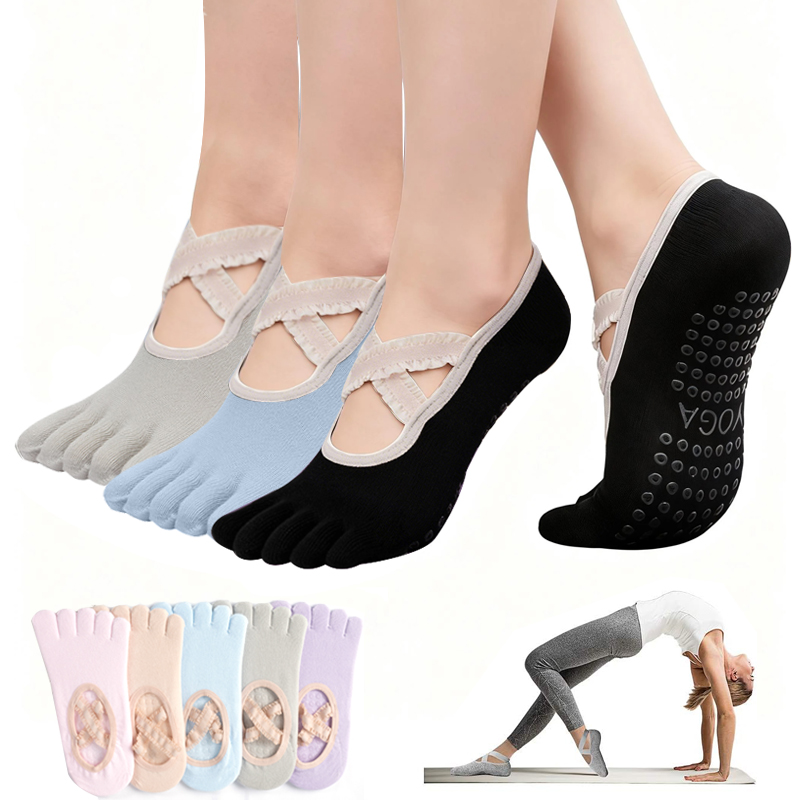 Ladies Non-Slip Pilates Socks  - огляд і ціна Medias Para Pilates Y Yoga