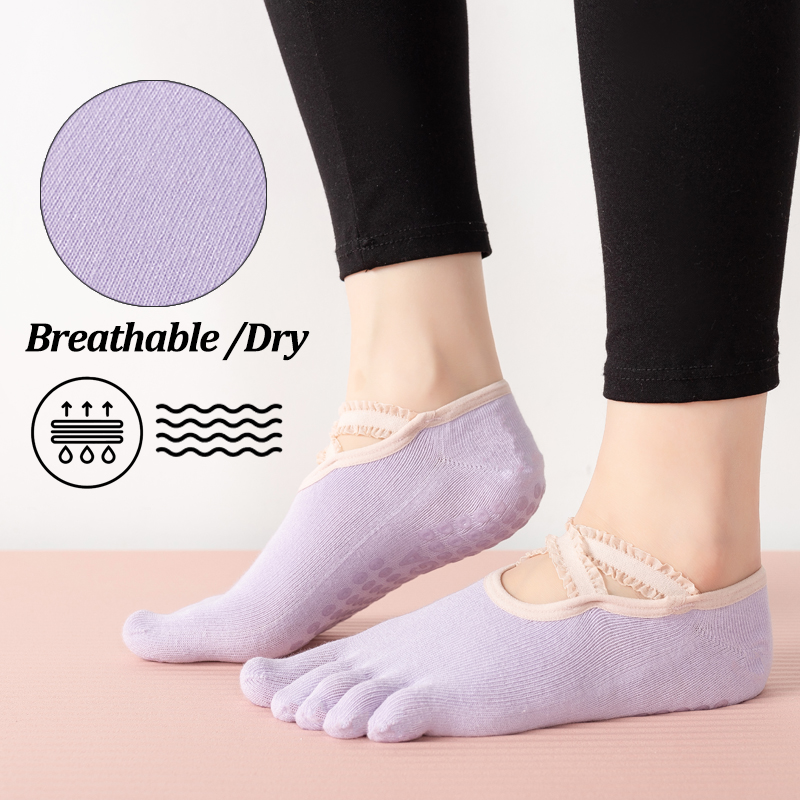 Ladies Non-Slip Pilates Socks  - огляд і ціна Medias Para Pilates Y Yoga
