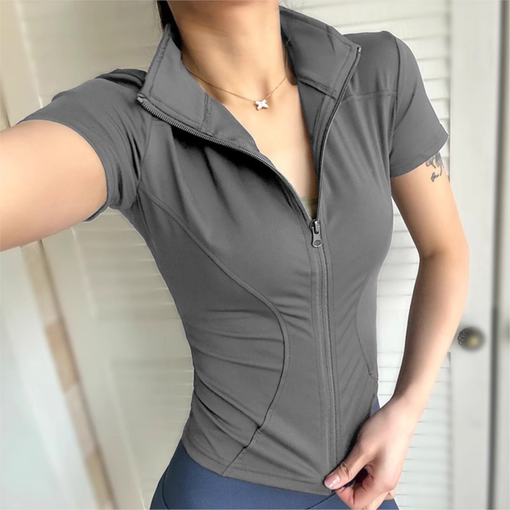 Yoga Wear Women's Short-sleeve - огляд і ціна Pilates Yoga Jacket