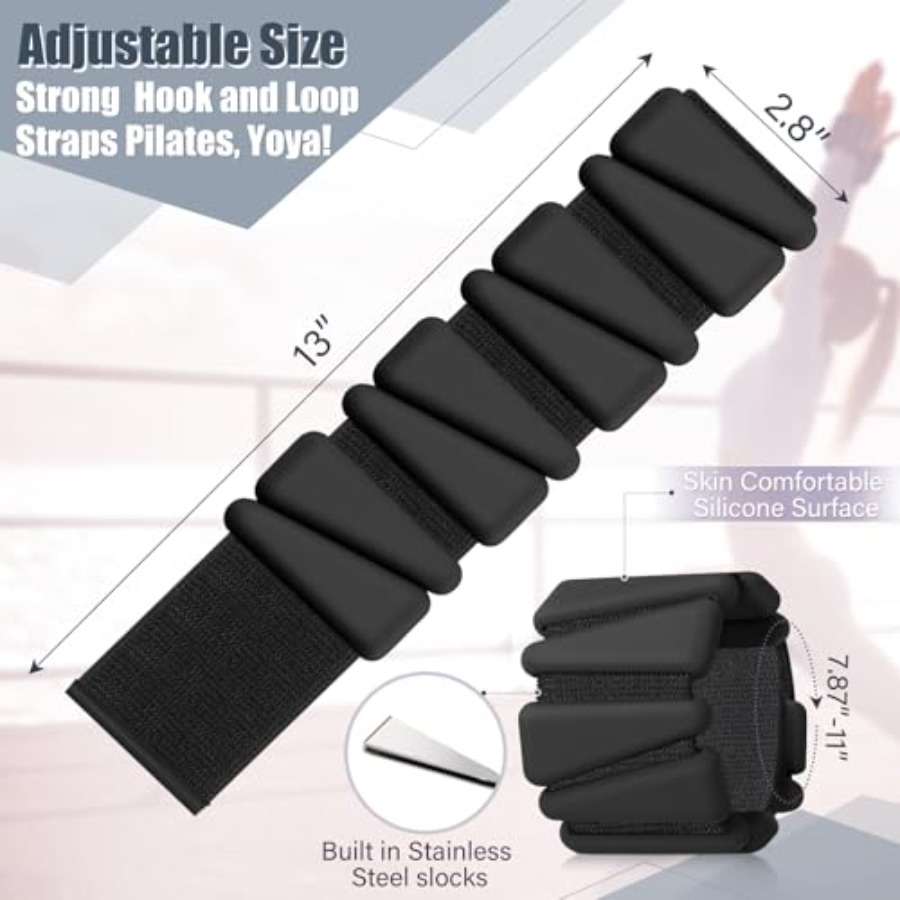 Adjustable Silicone Wrist Ankl - огляд і ціна Pilates Yoga Home