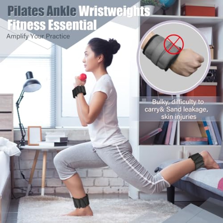 Adjustable Silicone Wrist Ankl - огляд і ціна Pilates Yoga Home