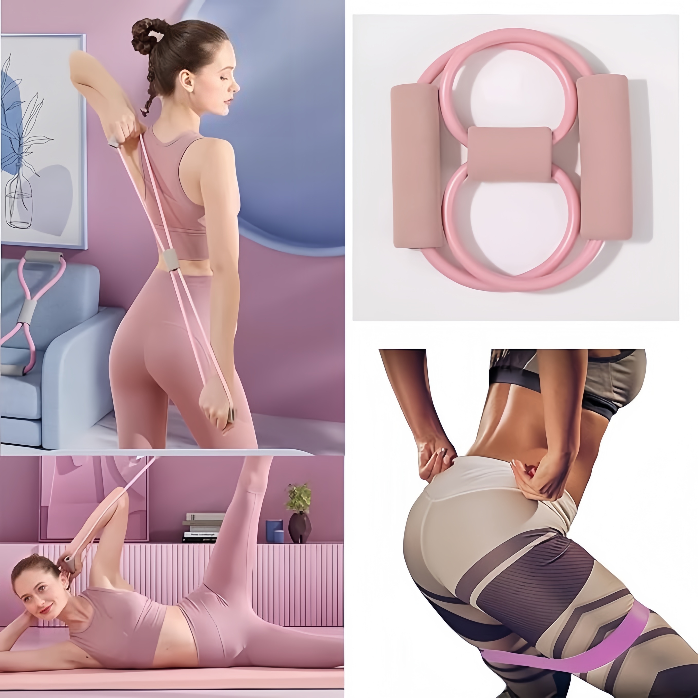10-Piece Pilates Loops Yoga Ki - огляд і ціна Pilates Yoga Roller