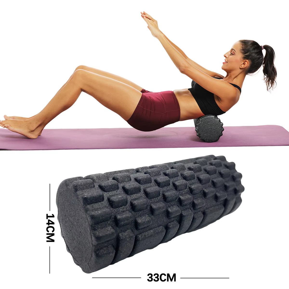 30/33cm Fitness Foam Roller Yo - огляд і ціна Pilates Yoga Roller