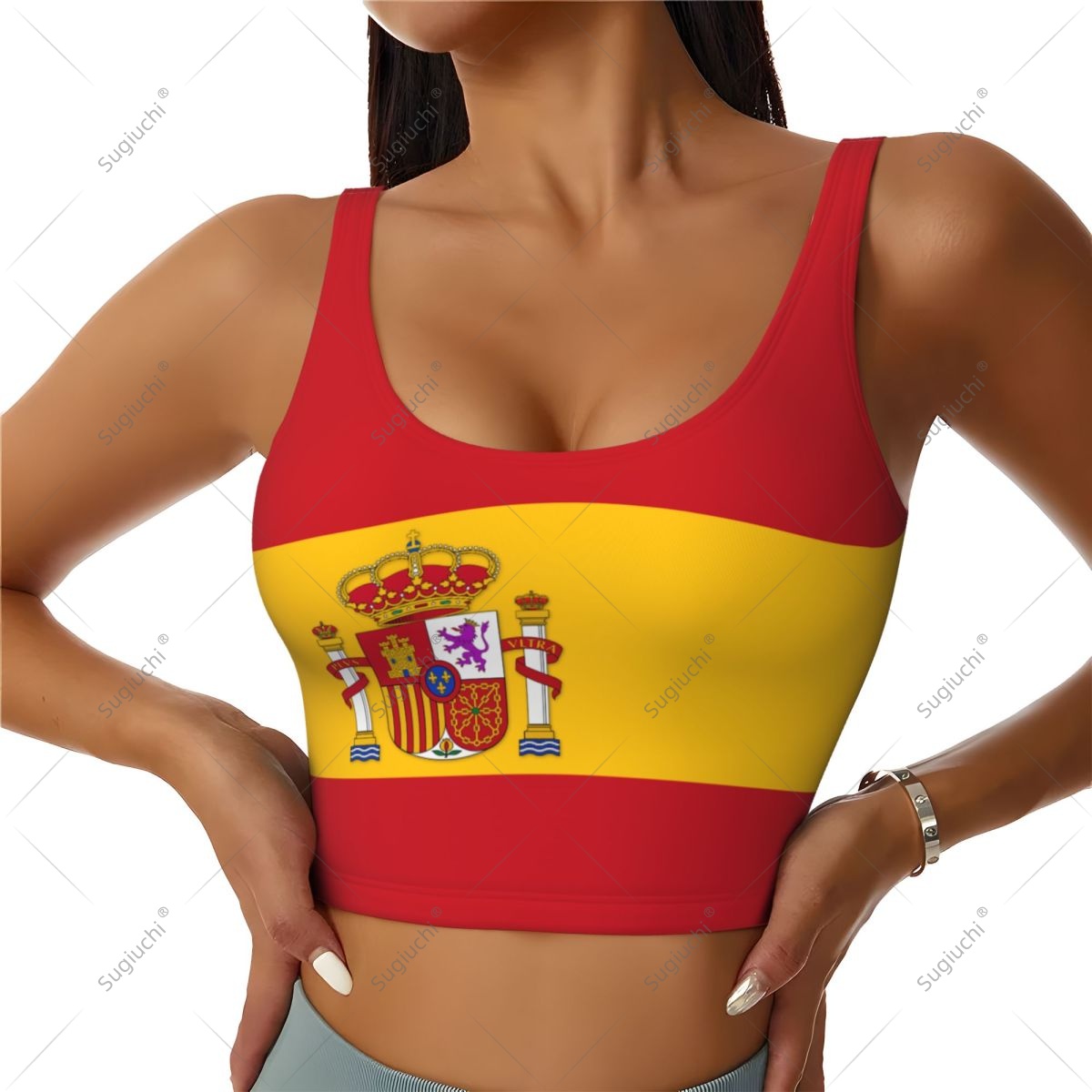 Spain Flag Women Girl Activiti - огляд і ціна Pilates Yoga Jacket