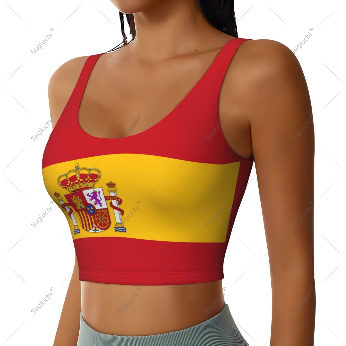 Spain Flag Women Girl Activiti - огляд і ціна Pilates Yoga Jacket