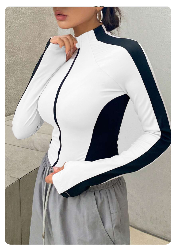 Yoga Clothes Stand Up Collar J - огляд і ціна Pilates Yoga Jacket