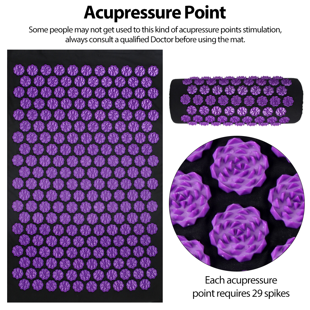 Acupressure Yoga Mat Kuznetsov - огляд і ціна Pilates Yoga Body