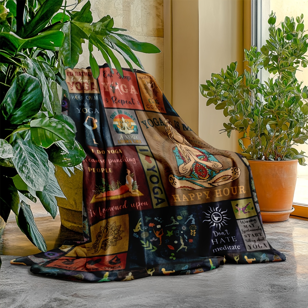 Cozy Yoga Blanket for Women -  - огляд і ціна Pilates Yoga Quotes