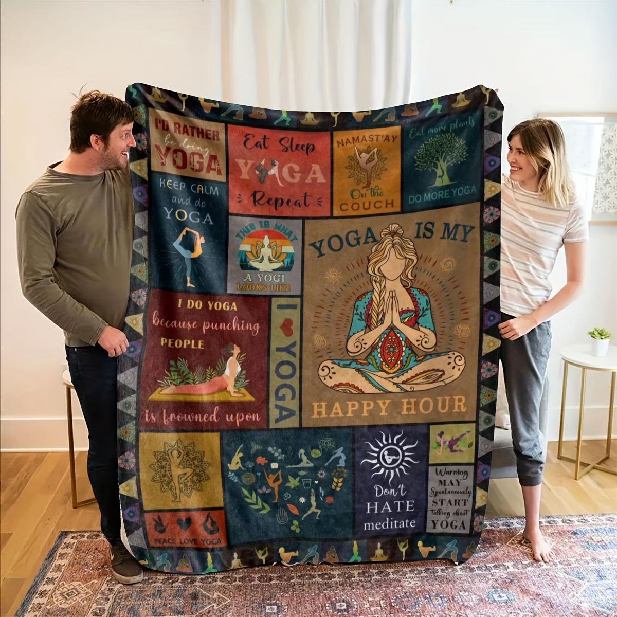 Cozy Yoga Blanket for Women -  - огляд і ціна Pilates Yoga Quotes