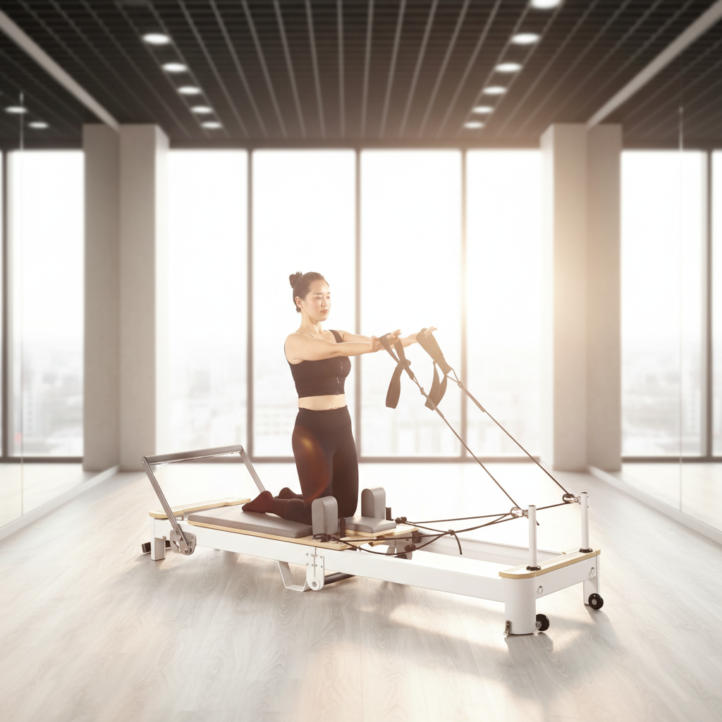 Oak Pilates Reformer, White Al - огляд і ціна Pilates & Yoga Elastic Band