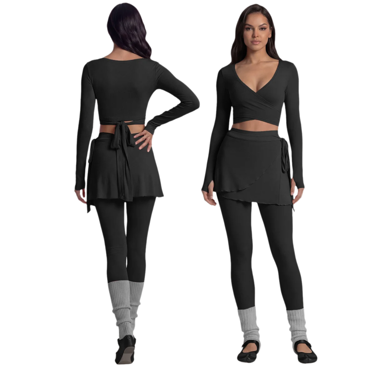 Long Sleeve Yoga Top Cross Fro - огляд і ціна Pilates Yoga Core