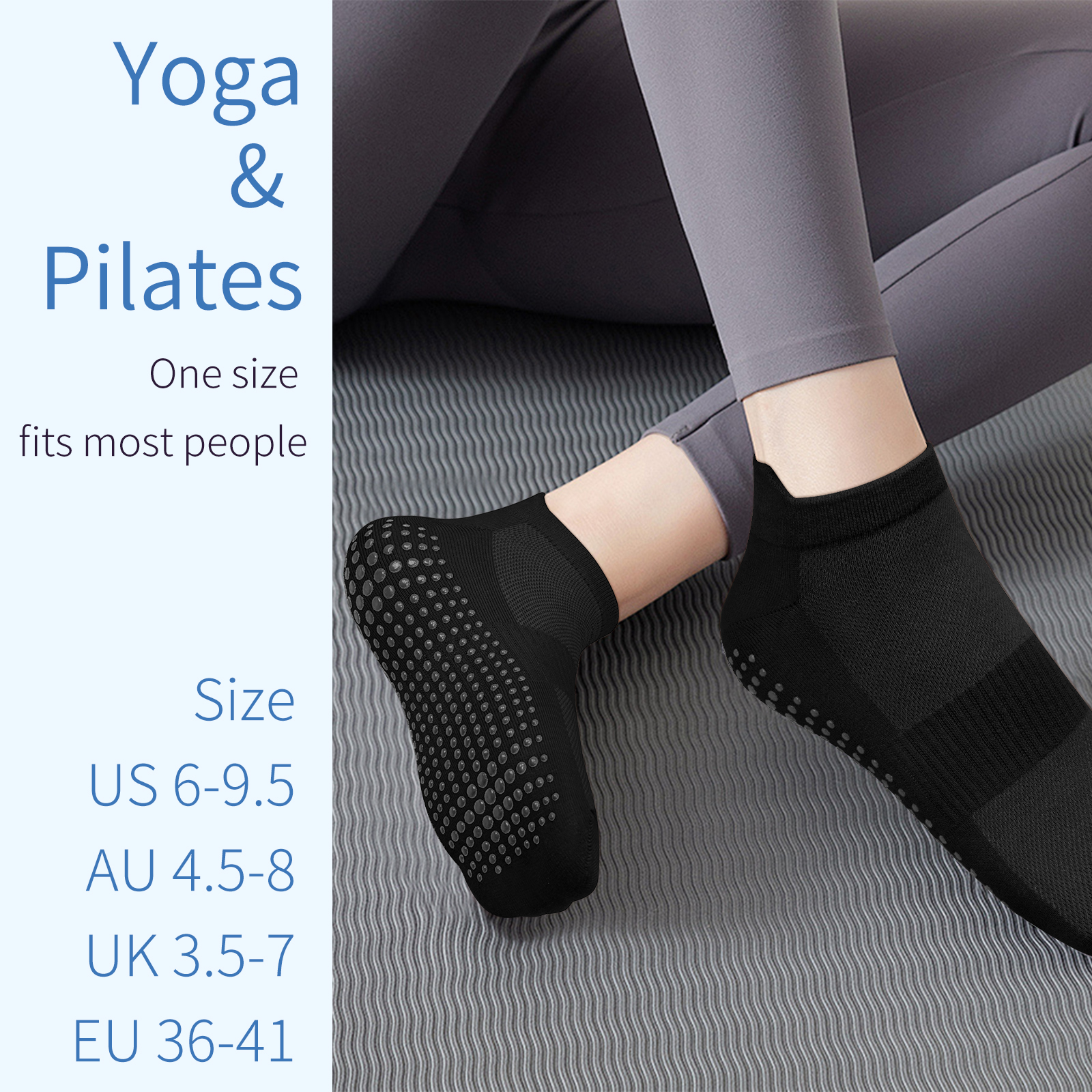 3 Pairs Yoga Socks Women Cotto - огляд і ціна Medias Para Pilates Y Yoga